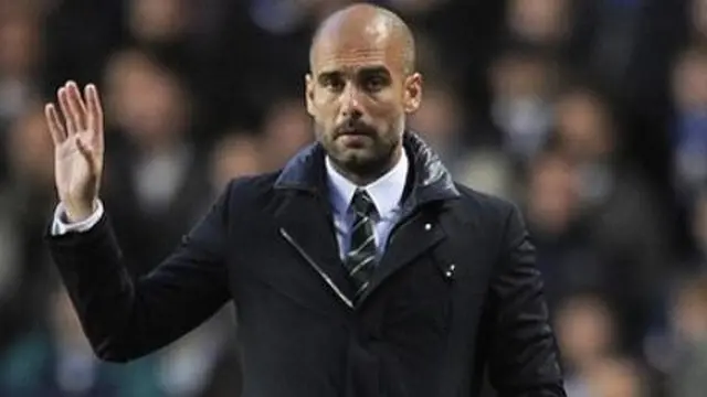 Josep Guardiola. (c) AFP