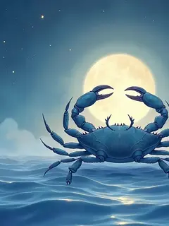 logo ramalan zodiak cancer (sumber: AI generated)