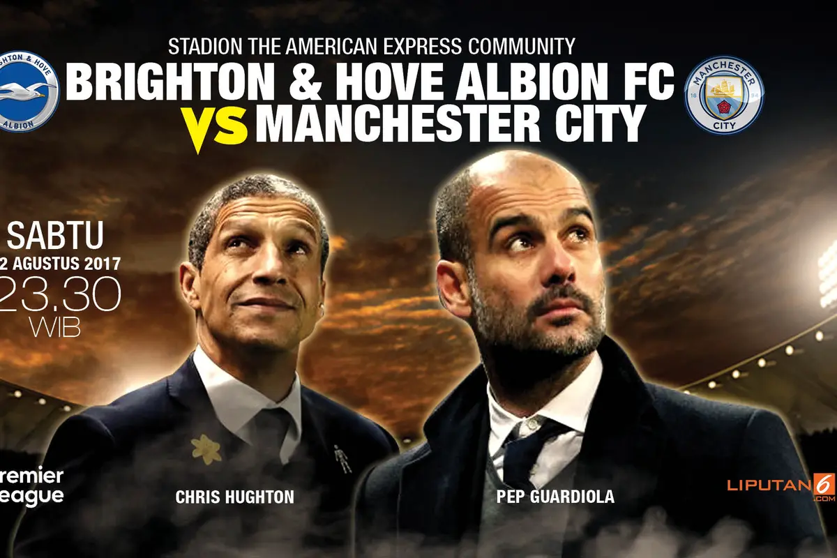 Prediksi Brighton & Hove Albion vs Manchester City