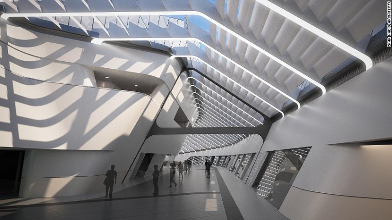 Afragola high speed train. (Zaha Hadid)