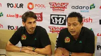 Kedah FA saat konferensi pers menjelang turnamen Suramadu Super Cup 2018. (Bola.com/Aditya Wany)
