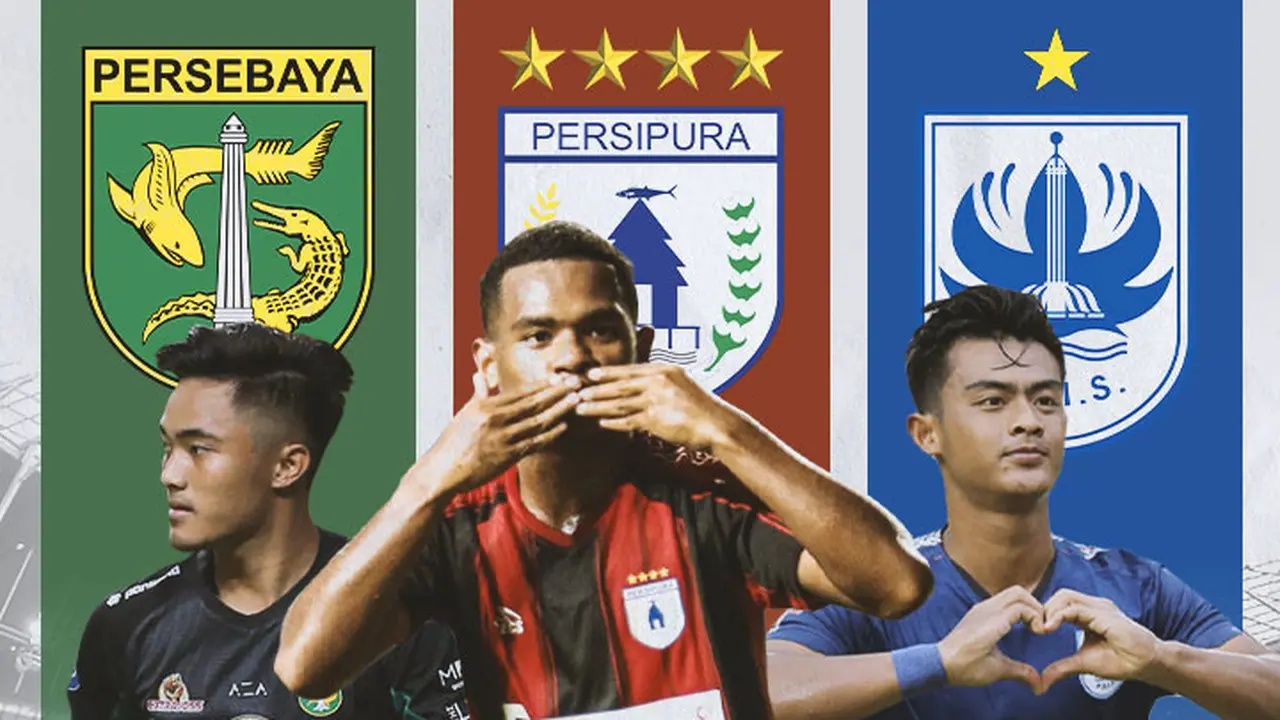 Ilustrasi - 3 Bintang Muda Liga 1