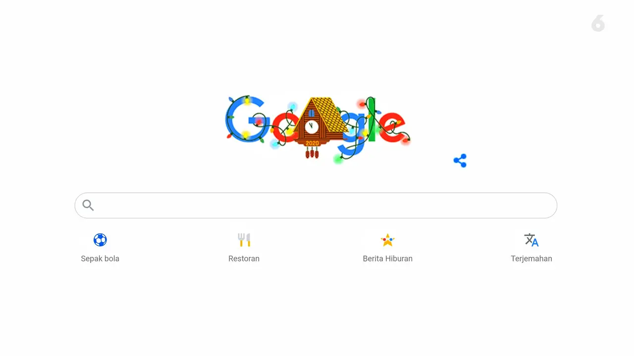 Google Doodle Edisi Kamis (31/12/2020) Usung Tema Malam Tahun Baru