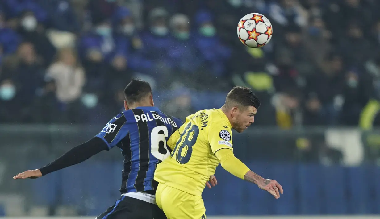 Villarreal tak canggung meski berstatus tim tamu. Klub asal Spanyol itu tampil menyerang sejak awal laga. Alhasil Arnaut Danjuma dan kawan-kawan mampu unggul tiga gol. (Spada/LaPresse via AP)