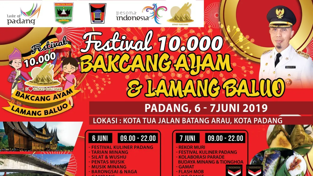 Festival 10.000 Bakcang Ayam dan 10.000 Lamang Baluo Incar 2 Rekor MURI