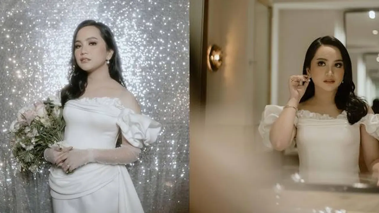 Pakai Gaun Putih, Ini 7 Potret Rachel Amanda dalam Resepsi Pernikahannya yang Menawan