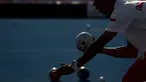 Kacung atlet Lawnball Indonesia bertanding di nomor B2 Open Single's pada Asian Para Games 2018 di Stadion Hockey, Gelora Bung Karno Jakarta, Senin (8/10/2018).  (Bola.com/Peksi Cahyo)