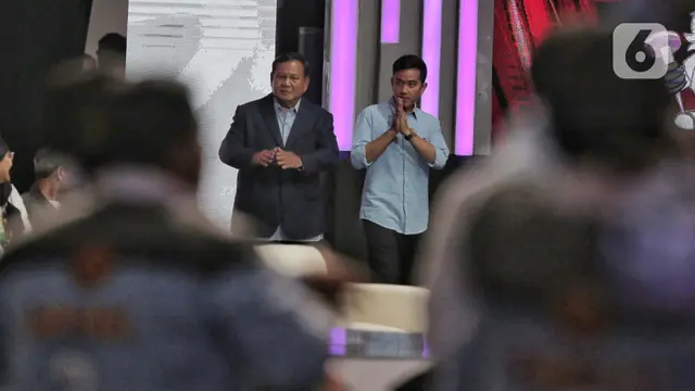 Prabowo-Gibran di Debat Keempat Capres-Cawapres Pemilu 2024