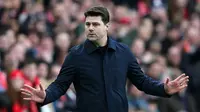 Pochettino dipercaya membangun skuad Chelsea dengan modal yang besar. The Blues tercatat mengeluarkan uang lebih dari 500 juta paun untuk merekrut banyak pemain termasuk memecahkan rekor transfer atas nama Moises Caicedo, seharga 115 juta paun. (AFP/Adrian Dennis)