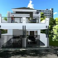 ilustrasi rumah 2 lantai 6x12 by pinterest-Ochagalir