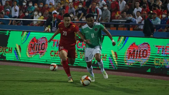 Timnas Indonesia U-23 kalah 0-3 dari Vietnam. (PSSI).