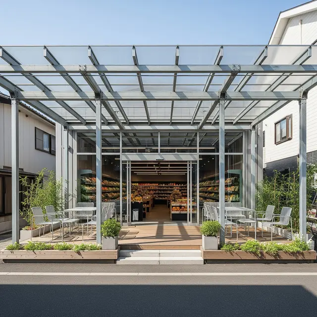 Desain Warung Sembako dari Baja Ringan