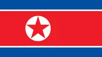 Ilustrasi bendera Korea Utara (Wikipedia)
