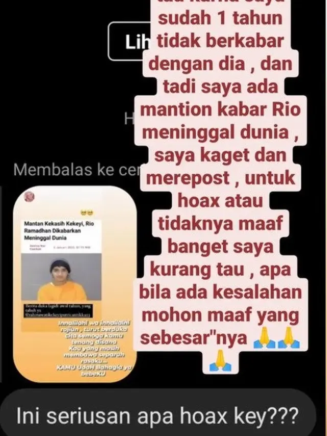 Unggahan Kekeyi. (Instagram/ rahmawatikekeyiputricantikka23)