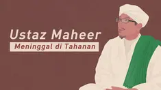 Ustaz Maaher At-Thuwailibi alias Soni Eranata meninggal dunia di Rumah Tahanan Bareskrim Polri 8 Februari 2021.