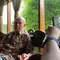 Mantan Pangkostrad Kivlan Zen saat diwawancari awak media. (Liputan6.com/ Rifqy)