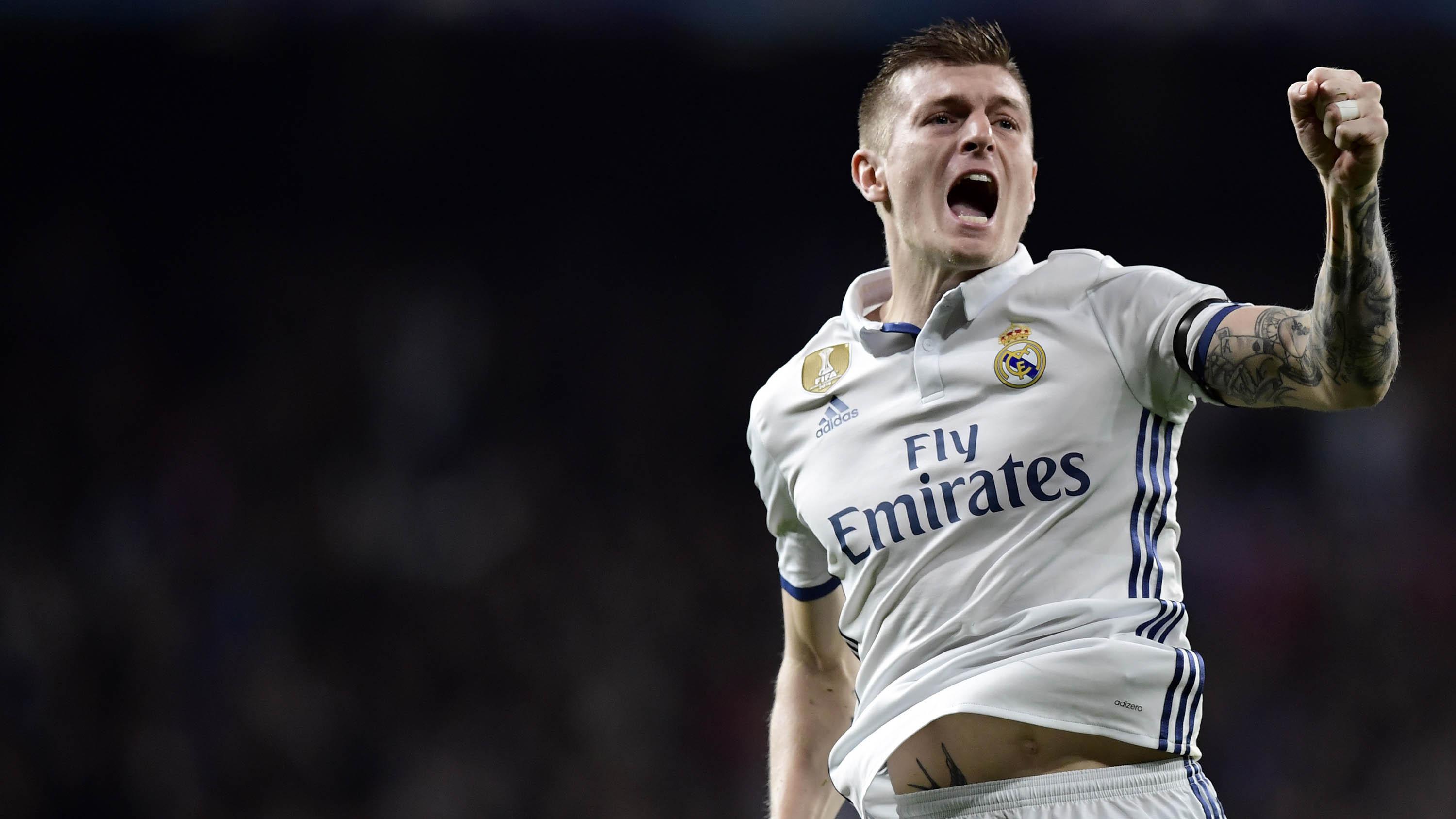 Toni Kroos lega Real Madrid menyingkirkan Bayern Munchen. (AFP/Javier Soriano)