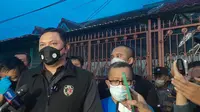 Dirreskrimum Polda Metro Jaya Kombes Hengki Haryadi menyatakan bahwa kepolisian telah mengantongi motif kasus satu keluarga ditemukan tewas di Perumahan Citra Garden, Kalideres, Jakarta Barat. (Liputan6.com/Ady Anugrahadi)