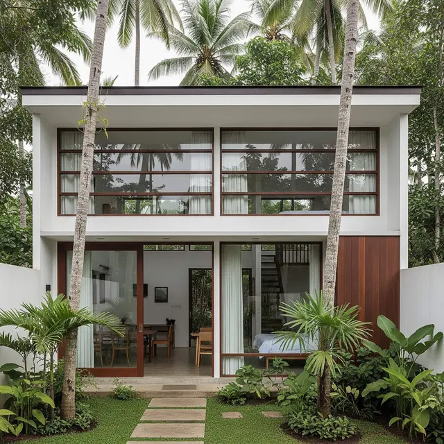Desain Rumah Kecil Ala Bauhaus