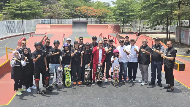 Kunjungan CdM SEA Games 2025 ke pelatnas skateboard