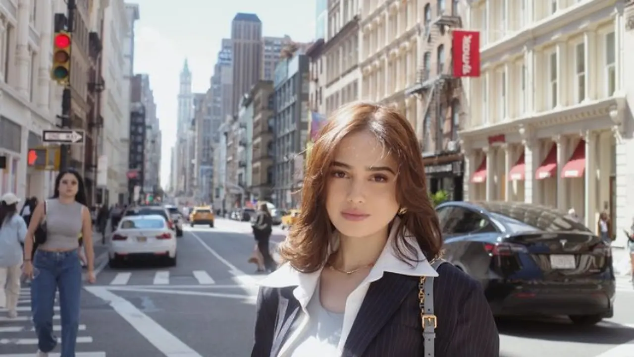 Syifa Hadju saat Berada di New York