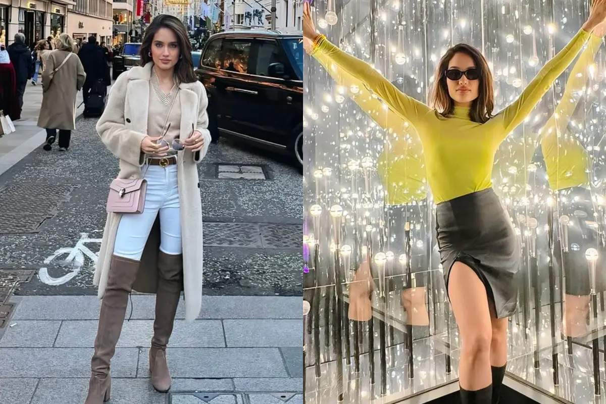 OOTD Stylish Cinta Laura Kiehl Healing di London, Definisi Fashion People Sejati