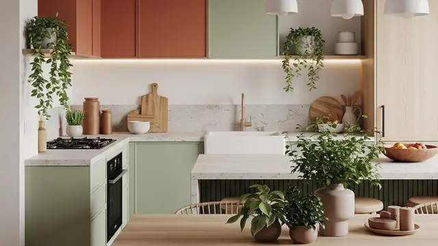 Dapur Cantik Model Dapur Minimalis Modern Terbaru (Image by Gemini AI)