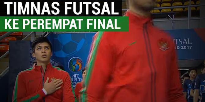 Imbangi Jepang, Indonesia Lolos ke Perempat Final Piala Asia Futsal U-20