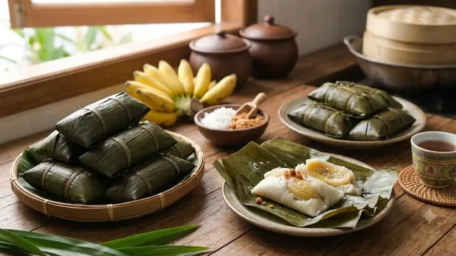 Resep Kue Papais Pisang yang Dibungkus Daun Pisang