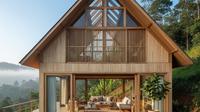 7 Model Rumah Tropis di Area Perbukitan dengan Ventilasi Alami yang Bikin Adem Sepanjang Hari, Nyaman dan Hemat Energi (Foto: Gemini AI)