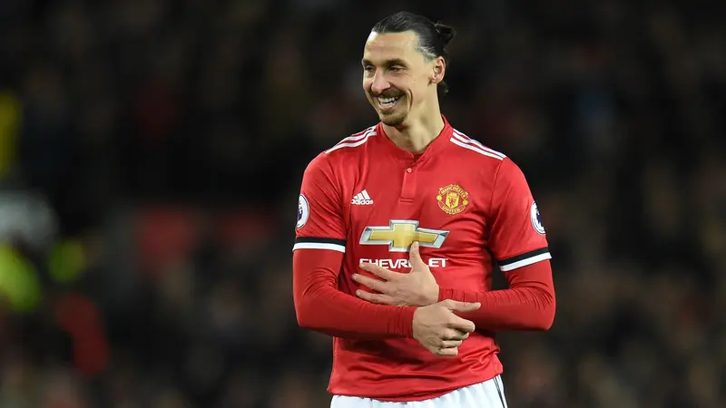 Penyerang Manchester United, Zlatan Ibrahimovi