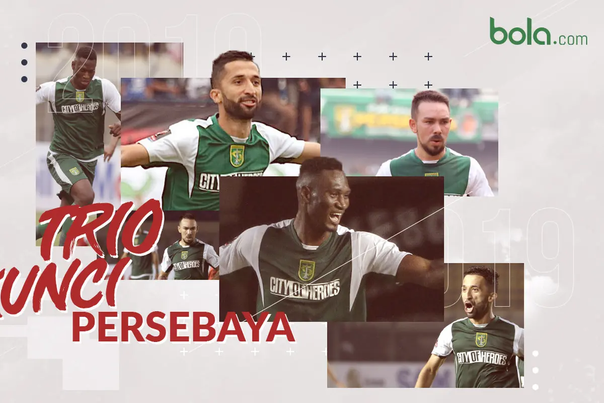 Trio Kunci Persebaya Surabaya