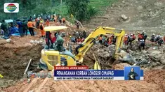 Memasuki hari ketujuh yang ditetapkan sebagai masa tanggap darurat bencana, operasi pencarian korban longsor terus dilanjutkan.