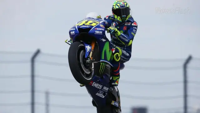 Valentino Rossi Sang Raja Podium MotoGP