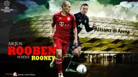 Bayern Munich vs MU: Rooney Lebih Produktif dari Robben