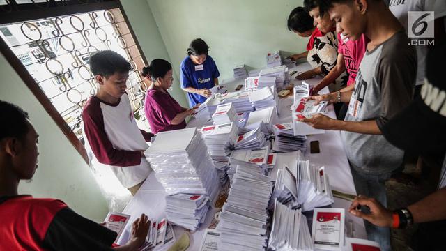 Pelipatan Surat Suara KPU Jakarta Pusat