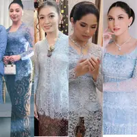 Inspirasi Kebaya Kartini Warna Baby Blue. [Instagram]