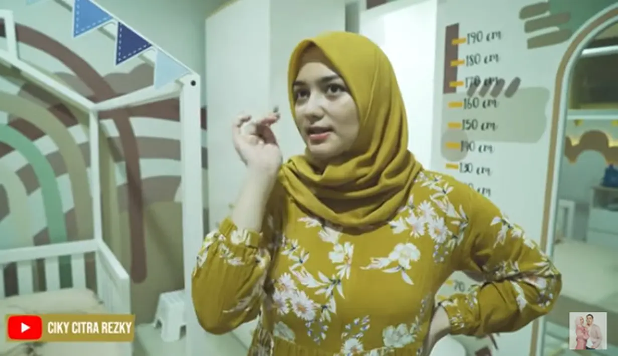 Kamar Anak Citra Kirana dan Rezky Aditya (Youtube/Ciky Citra Rezky)