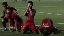 Gelandang Timnas Indonesia U-22, Osvaldo Haay, merayakan gol yang dicetaknya ke gawang Thailand pada laga SEA Games 2019 di Stadion Rizal Memorial, Manila, Selasa (26/11). Indonesia menang 2-0 atas Thailand. (Bola.com/M Iqbal Ichsan)