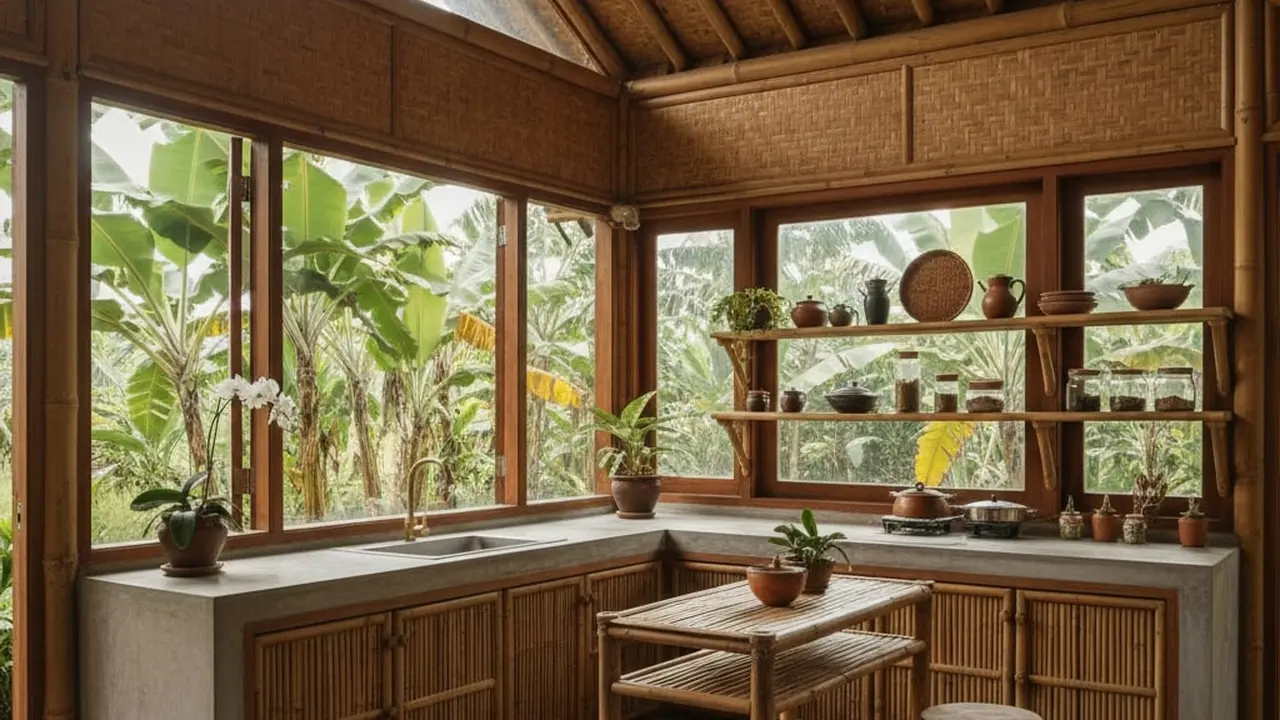 Inspirasi Desain Dapur di Rumah Pedesaan Tapi Tetap Estetik