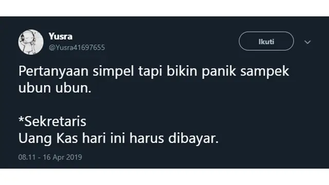 pertanyaan simpel