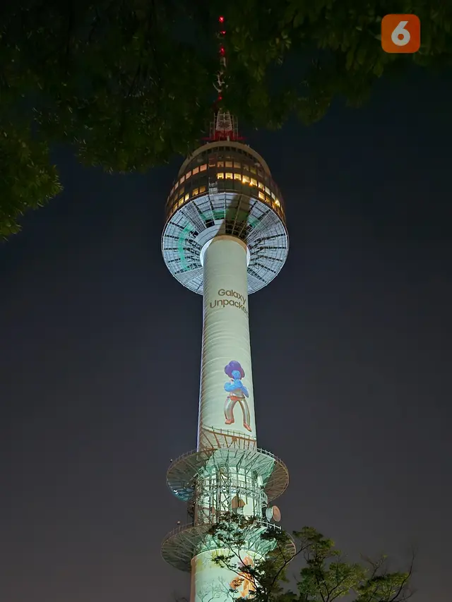 Hasil foto malam hari dengan mode Night Mode di Samsung Galaxy Z Fold5 (Liputan6.com/Giovani Dio Prasasti)