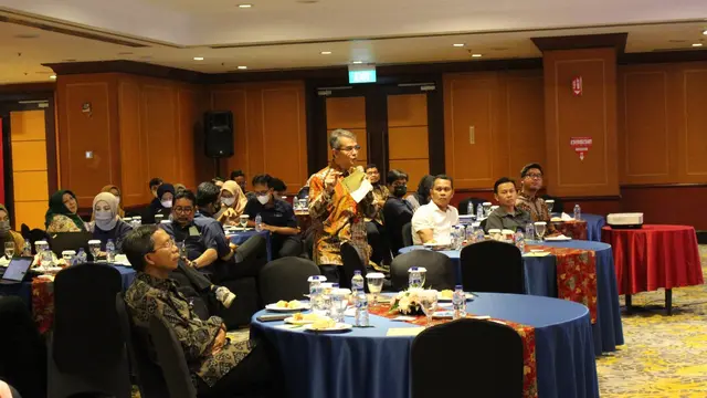 Diskusi bertajuk Memanfaatkan Devisa Hasil Ekspor Sebagai Instrumen Pertumbuhan Ekonomi Nasional, Rabu (21/6/2023).
