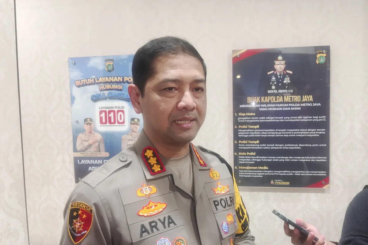Kapolres Metro Depok, Kombes Arya Perdana saat di temui di kantor Polres Metro Depok.