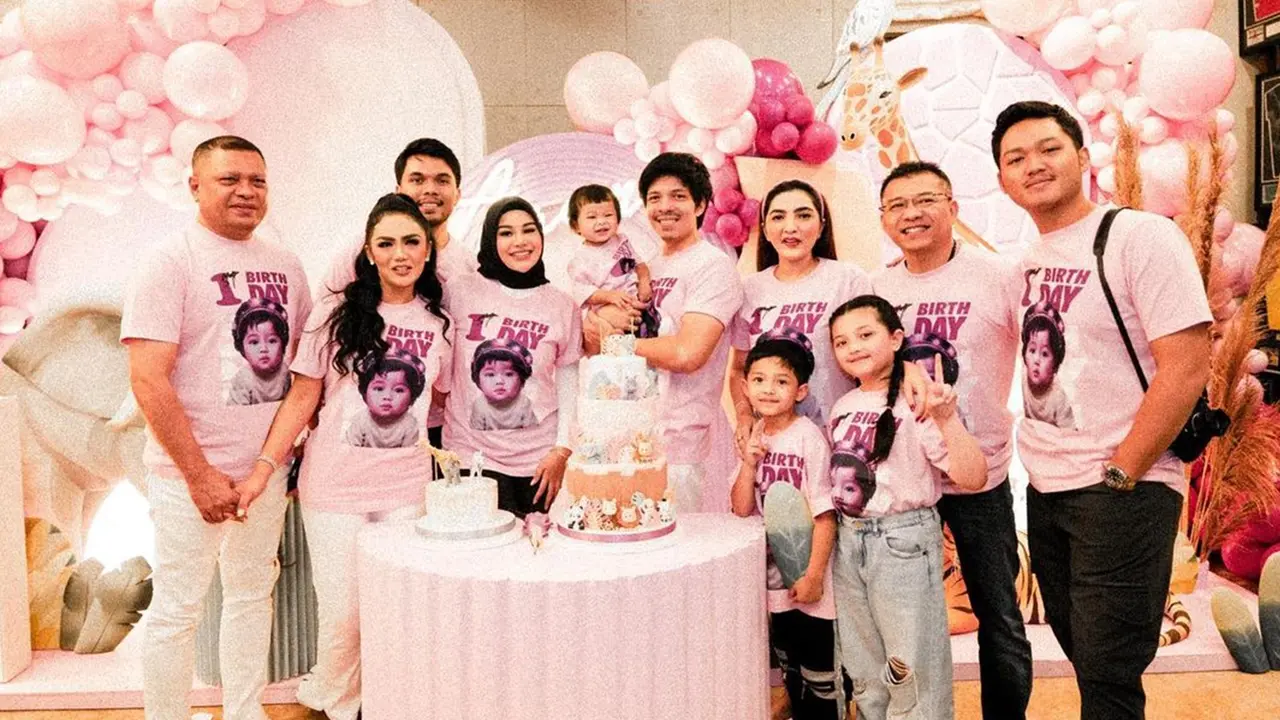 Momen Ulang Tahun Ameena Anak Aurel dan Atta Halilintar, Digelar Sederhana