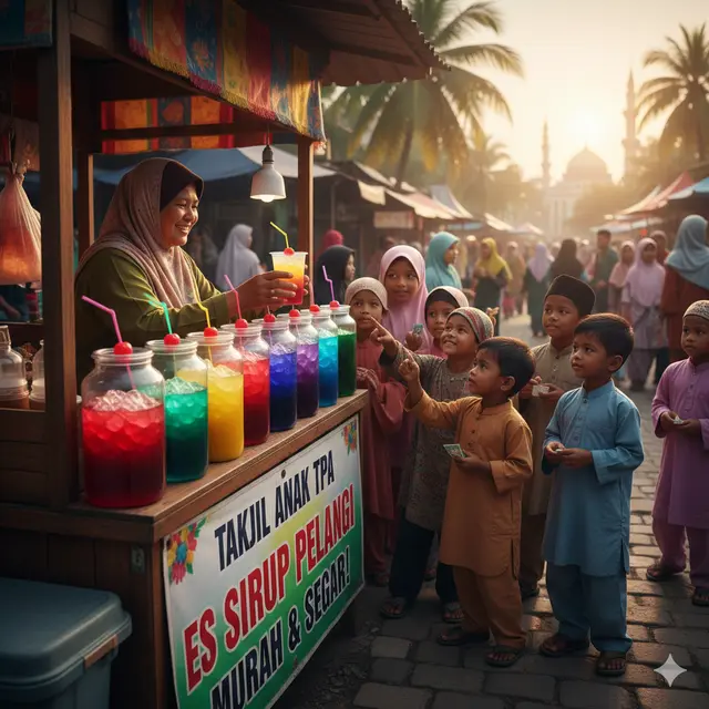 Ide Jualan Takjil Anak TPA Ramadan 2026 (Foto: Gemini AI)