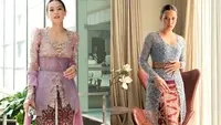 Kebaya modern dengan palet warna pastel yang lembut menjadi pilihan dua musisi cantik Tanah Air, Maudy Ayunda dan Raisa saat hadiri kondangan belum lama ini. [Foto: Instagram/Raisa6690]