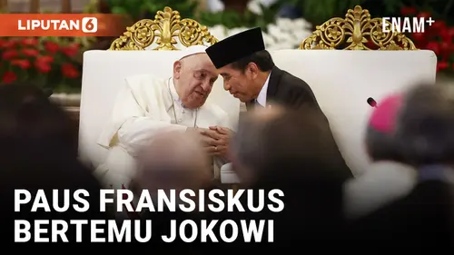 VIDEO: Paus Fransiskus Bertemu Joko Widodo di Istana Merdeka Ungkap Harapan akan Kerukunan Umat Beragama