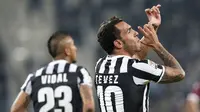 [VIDEO] Gol Spektakuler Tevez Penentu Kemenangan Juventus