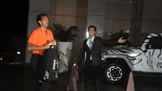 Penjaga gawang Juventus, Gianluigi Buffon, saat tiba di salah satu hotel yang ada di Jakarta pada Senin malam, (4/8/2014). (Istimewa)